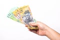 Australian Currency close-up Royalty Free Stock Photo
