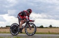 The Australian Cyclist Evans Cadel Royalty Free Stock Photo