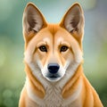 Australian dingo illustration - ai generated image