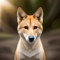 Australian dingo illustration - ai generated image