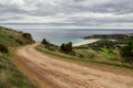 Australian dirt road in Kangaroo Island Royalty Free Stock Photo
