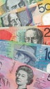 Australian dollar bank notes Royalty Free Stock Photo