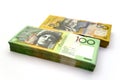 Australian dollar bills Royalty Free Stock Photo