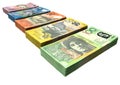 Australian Dollar Notes Collection Royalty Free Stock Photo