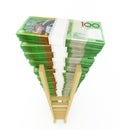 Australian dollar stack Royalty Free Stock Photo