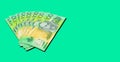 Australian dollars closeup Royalty Free Stock Photo