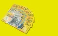 Australian dollars closeup. Royalty Free Stock Photo