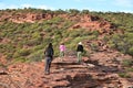 Australian family hiking in Kalbarri National Park Western Australia