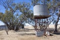 Australian farmland backyard Royalty Free Stock Photo