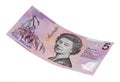 Australian Five Dollar Money Royalty Free Stock Photo