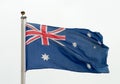 Australian Flag Royalty Free Stock Photo