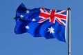 Australian flag Royalty Free Stock Photo