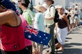 Australian flag, Australia Day celebrations.