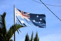 Australian Flag Royalty Free Stock Photo