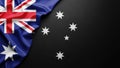 Australian flag with union jack Royalty Free Stock Photo
