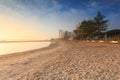 Australian foggy morning at Broadwater