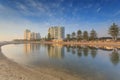 Australian foggy morning at Broadwater