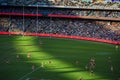 Australian football at MCG Stadium Royalty Free Stock Photo