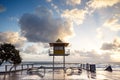 Australian foreshore early morning Royalty Free Stock Photo