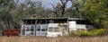 Australian Gemfields Miners Caravan Home Amongst The Trees