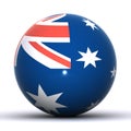 Australian Globe Royalty Free Stock Photo