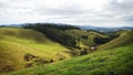 Australian green hills