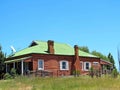 Characteristic Australian home in the country by blue sky at sunny day Royalty Free Stock Photo