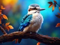 Australian laughing kookaburra bird