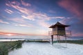 Australian lifeguard hut (gold coast,australia)