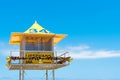 Australian lifeguard tower at Surfers Paradise, QLD, Australia