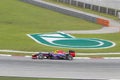 Mark Webber enters turn 1 at Malaysian F1 GP