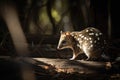 Australian marsupial, the Eastern Spotted Quoll Royalty Free Stock Photo