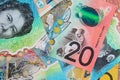 Australian Money closeup
