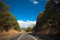 Australian mountain highway Royalty Free Stock Photo