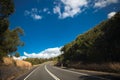 Australian mountain highway Royalty Free Stock Photo