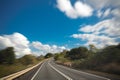 Australian mountain highway Royalty Free Stock Photo