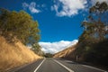 Australian mountain highway Royalty Free Stock Photo