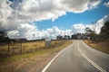 Australian mountain highway Royalty Free Stock Photo