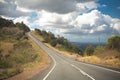 Australian mountain highway Royalty Free Stock Photo