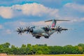 Australian and New Zealand A400 plane in the RIAT airshow in Fairford, England, UK