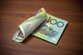 Australian One Hundred Dollar Bill Royalty Free Stock Photo