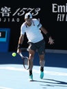 2019 Australian Open champion Lorenzo Musetti of Italy in action during his Boys` Singles final match in Melbourne Park