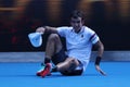 2019 Australian Open champion Lorenzo Musetti of Italy in action during his Boys` Singles final match in Melbourne Park