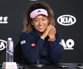 2019 Australian Open Champion Naomi Osaka of Japan during press conference following her win in the final match at Rod Laver Arena