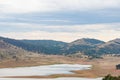 Australian outback landscape with lake Royalty Free Stock Photo