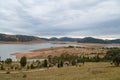 Australian outback landscape with lake Royalty Free Stock Photo