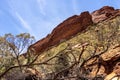 Australian outback, wilderness area in Kings Canyon, Northern Territory, Watarrka National Park, Australia Royalty Free Stock Photo