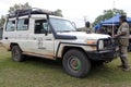 Australian park rangers in Arnhem Land Northern Territory Australia