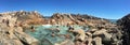 Australian people enjoying a Tidal Waterfalls near Yallingup Western Australia