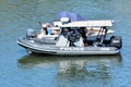 Australian Police Patrol Boat in Gold Coast Queensland Australia Royalty Free Stock Photo